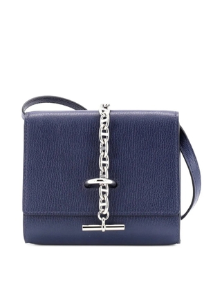 Hermès Pre-Owned Chaine d'Ancre Compact Wallet on Strap Chevre Mysore small wallets - Blue