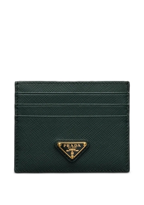 Prada Saffiano leather card holder - Green