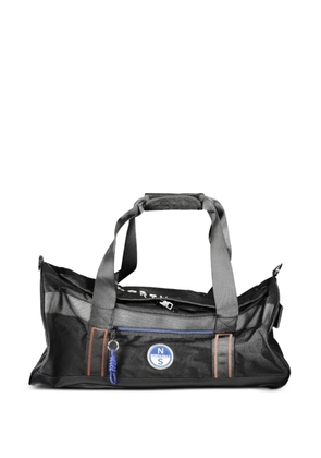 North Sails contrast-stitch logo-patch holdall bag - Black