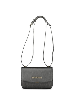 MARIO VALENTINO logo-lettering flap tote bag - Black
