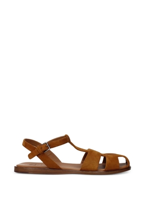 Church's suede T-strap sandals - Brown