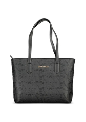 MARIO VALENTINO logo-embossed tote bag - Black