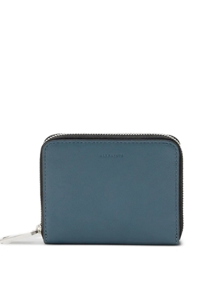 AllSaints Lena zip-fastening wallet - Blue
