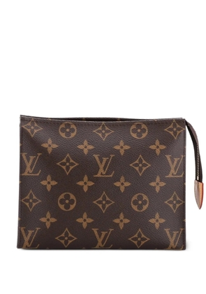Louis Vuitton Pre-Owned Toiletry Monogram Canvas 19 pouch - Brown