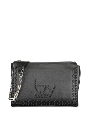 byblos stud-embellished chain-strap handbag - Black