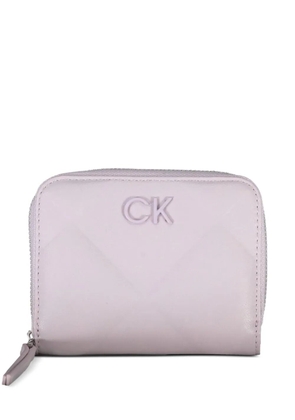Calvin Klein quilted zip-around wallet - Purple