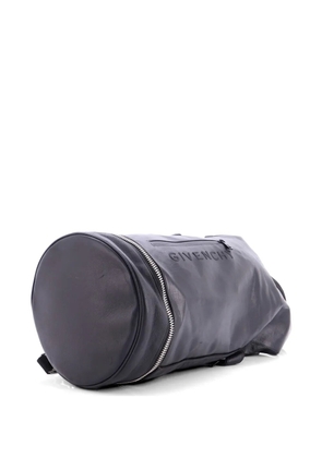 Givenchy Pre-Owned Jaw Bag Coated Canvas with Leather Large backpack - Black