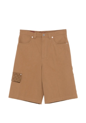 Gucci GG-motif multiple-pocket shorts - Brown