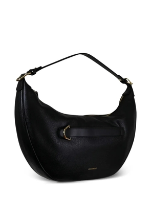 Coccinelle medium Paki logo-detail leather bag - Black