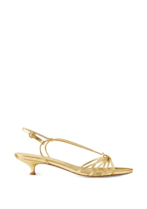 Aeyde Amara metallic-effect sandals - Gold