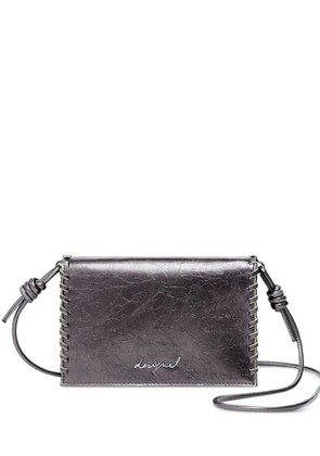 Desigual logo-plaque wallet - Brown