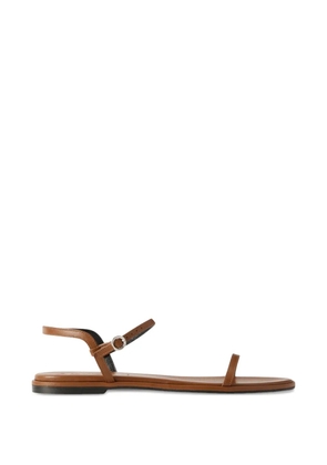 Aeyde Nettie leather sandals - Brown