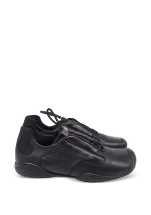 Prada Pre-Owned Sport drawstring-fastening leather sneakers - Black