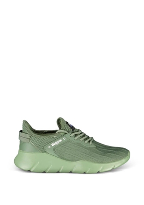 Blauer knitted lace-up sneakers - Green