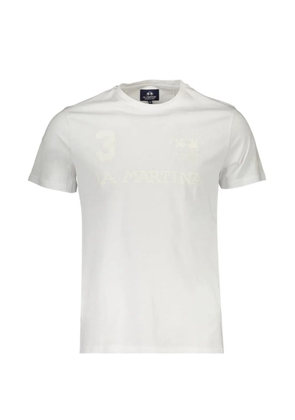 La Martina logo-print T-shirt - White