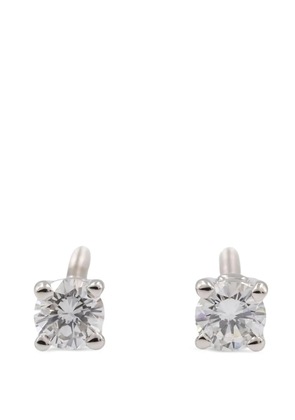 Tiffany & Co. Pre-Owned 2010s Solitaire diamond earrings - Silver