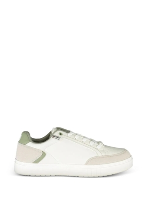mares suede-overlay sneakers - White