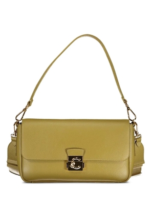 Coccinelle pebbled-leather tote bag - Green