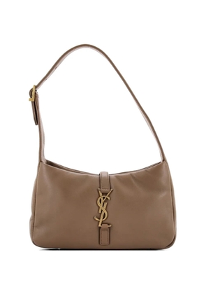 Saint Laurent Pre-Owned Le 5 a 7 Leather Small hobo bag - Brown