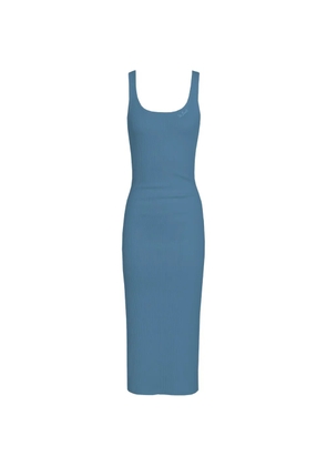 MC2 Saint Barth Jennifer logo ribbed dress - Blue