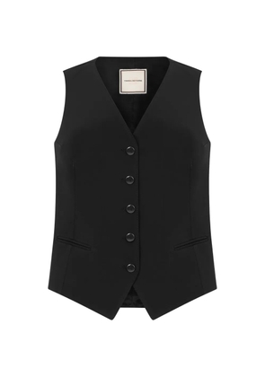 Tagliatore buttoned waistcoat - Black
