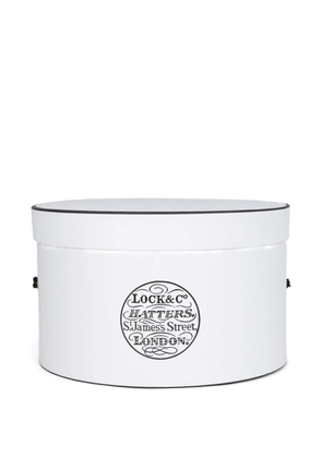 Lock & Co. Hatters logo-print hat box - White