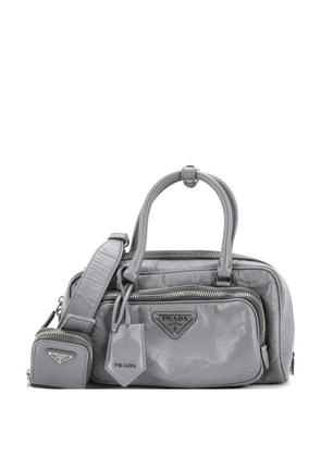 Prada Pre-Owned Re-Edition 2001 Top Handle Nappa Antique shoulder bag - Grey