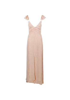 Forte Forte Les Fils d'Argent ruffled maxi dress - Pink