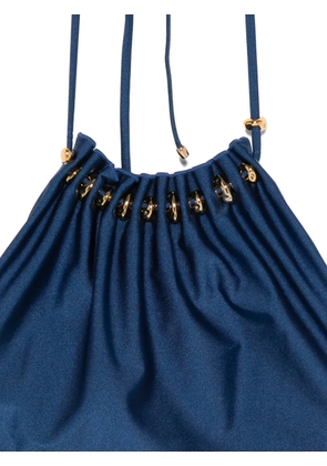ZIMMERMANN Aster embellished swimsuit - Blue