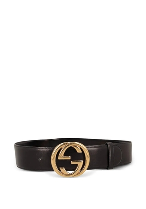 Gucci Pre-Owned logo-buckle belt - Black
