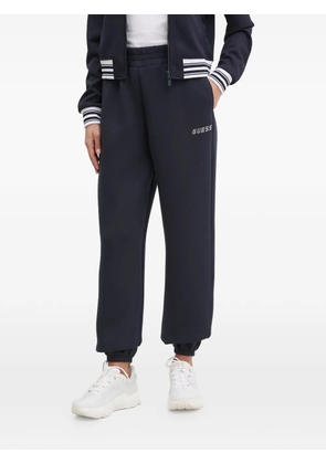 GUESS USA logo-embellished track pants - Blue