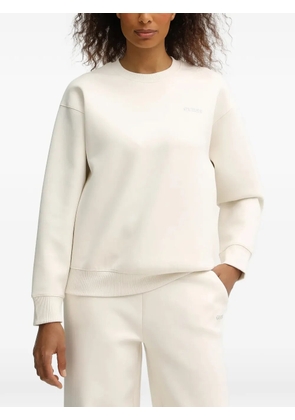 GUESS USA logo-embroidered sweatshirt - White