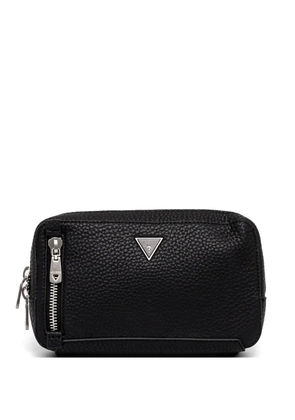 GUESS USA Torino logo-plaque belt bag - Black