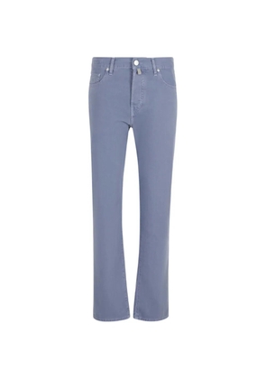 Jacob Cohën logo-patch jeans - Blue