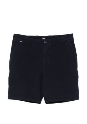 BOSS Kane logo-detail chino shorts - Blue