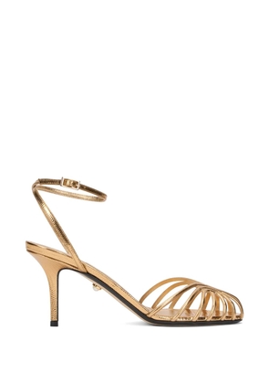 Alevì Blake cage-effect sandals - Gold