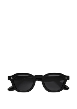 akila Logos geometric-frame sunglasses - Black