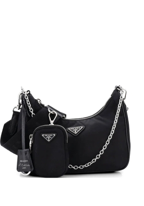 Prada Pre-Owned Re-Edition 2005 Shoulder Bag Tessuto Small crossbody bag - Black