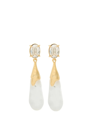 Alexis Bittar Bonbon crystal-embellished drop earrings - Gold