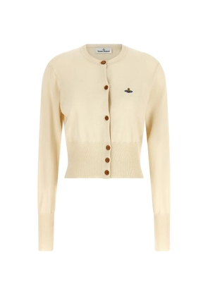 Vivienne Westwood Bea cropped cardigan - Neutrals