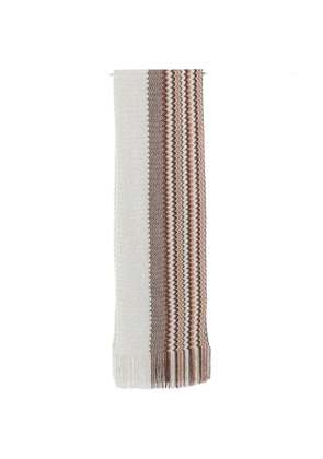 Missoni fringed-edge scarf - Neutrals