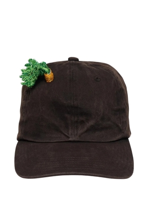 Doublet mud-dyed carrot cap - Brown