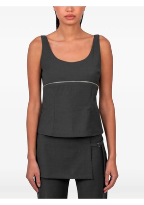 Paloma Wool Isee zip-detail top - Grey