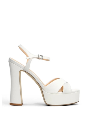 Chantal 14cm platform sandals - White