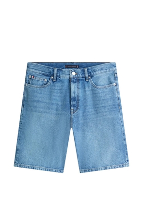 Tommy Hilfiger faded-effect denim shorts - Blue