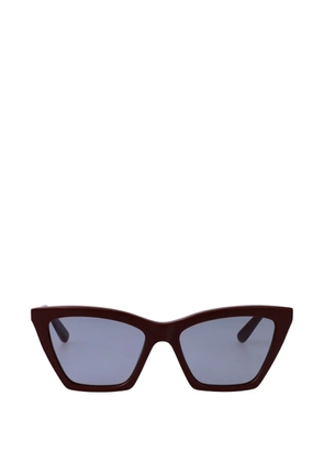 Alexander McQueen cat-eye frame sunglasses - Brown