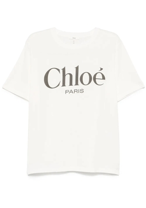 Chloé logo cotton T-shirt - White