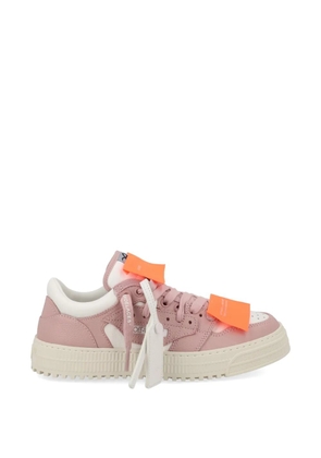 Off-White zip tie panelled sneakers - Pink