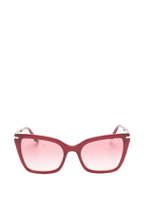 Emporio Armani square-frame sunglasses - Red