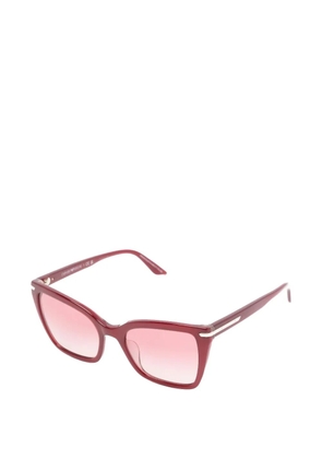 Emporio Armani square-frame sunglasses - Red